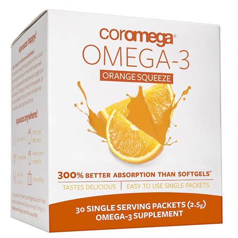 coromega omega 3 squeeze packets.